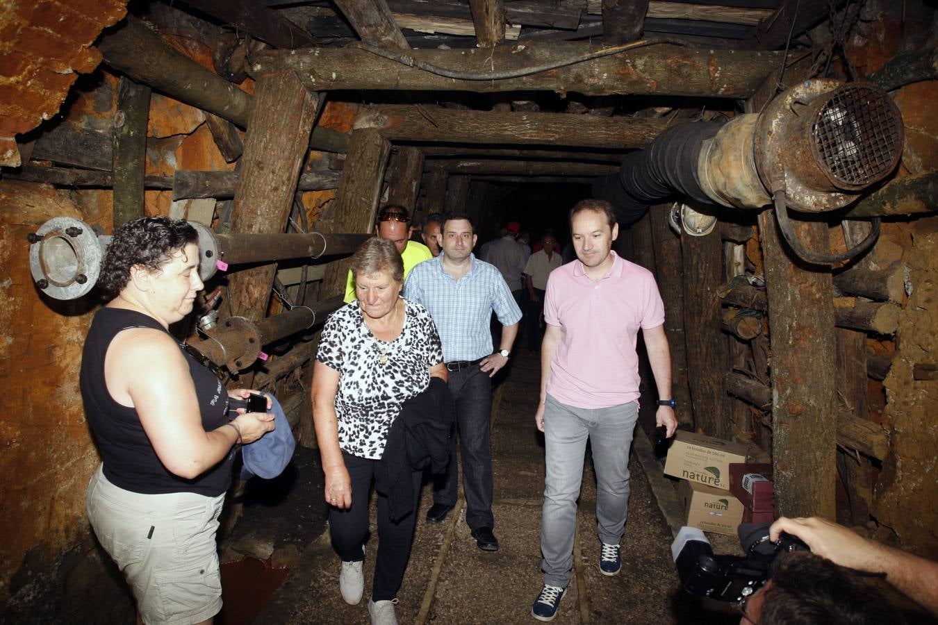 Inauguración del socavón de La Rebaldana en Turón