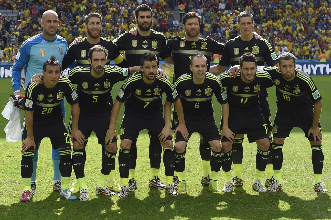 El último partido de los asturianos Villa, Mata y Cazorla en el Mundial de Brasil