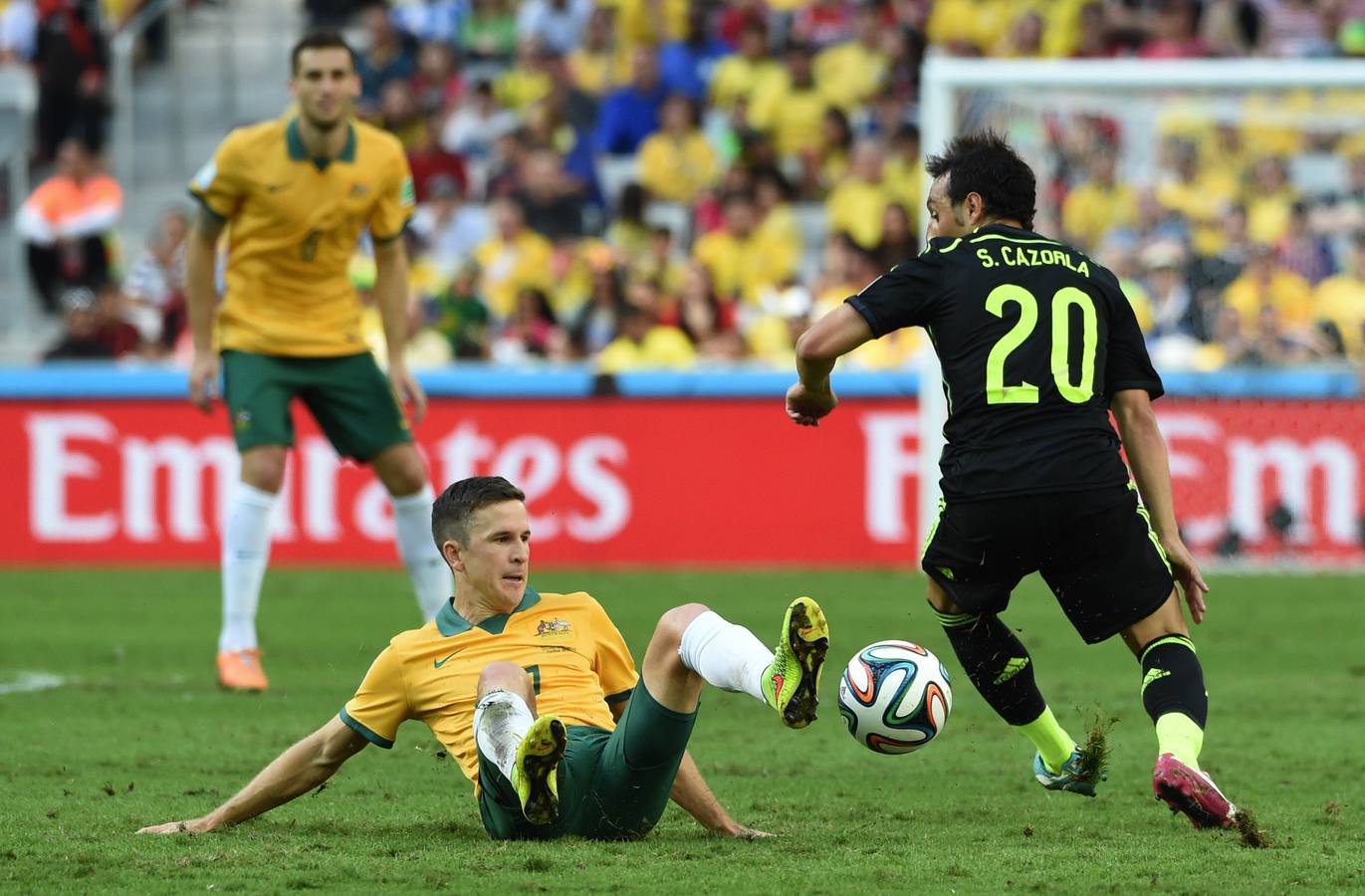 El último partido de los asturianos Villa, Mata y Cazorla en el Mundial de Brasil