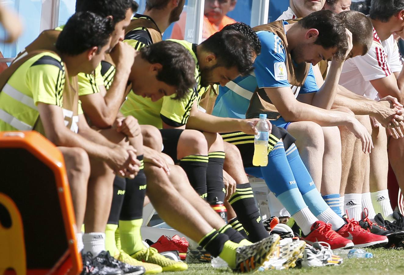 El último partido de los asturianos Villa, Mata y Cazorla en el Mundial de Brasil