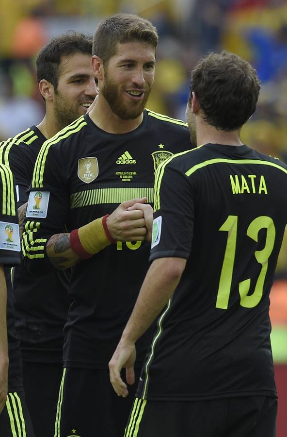 El último partido de los asturianos Villa, Mata y Cazorla en el Mundial de Brasil
