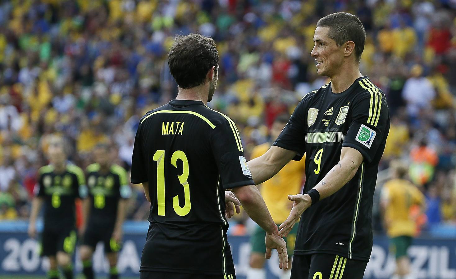 El último partido de los asturianos Villa, Mata y Cazorla en el Mundial de Brasil