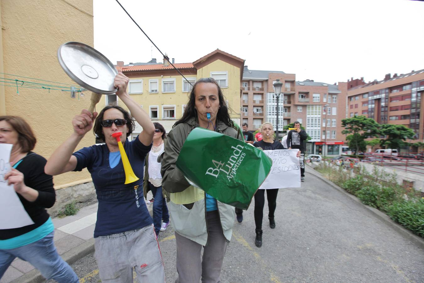 Manifestación de los vecinos de El Nodo