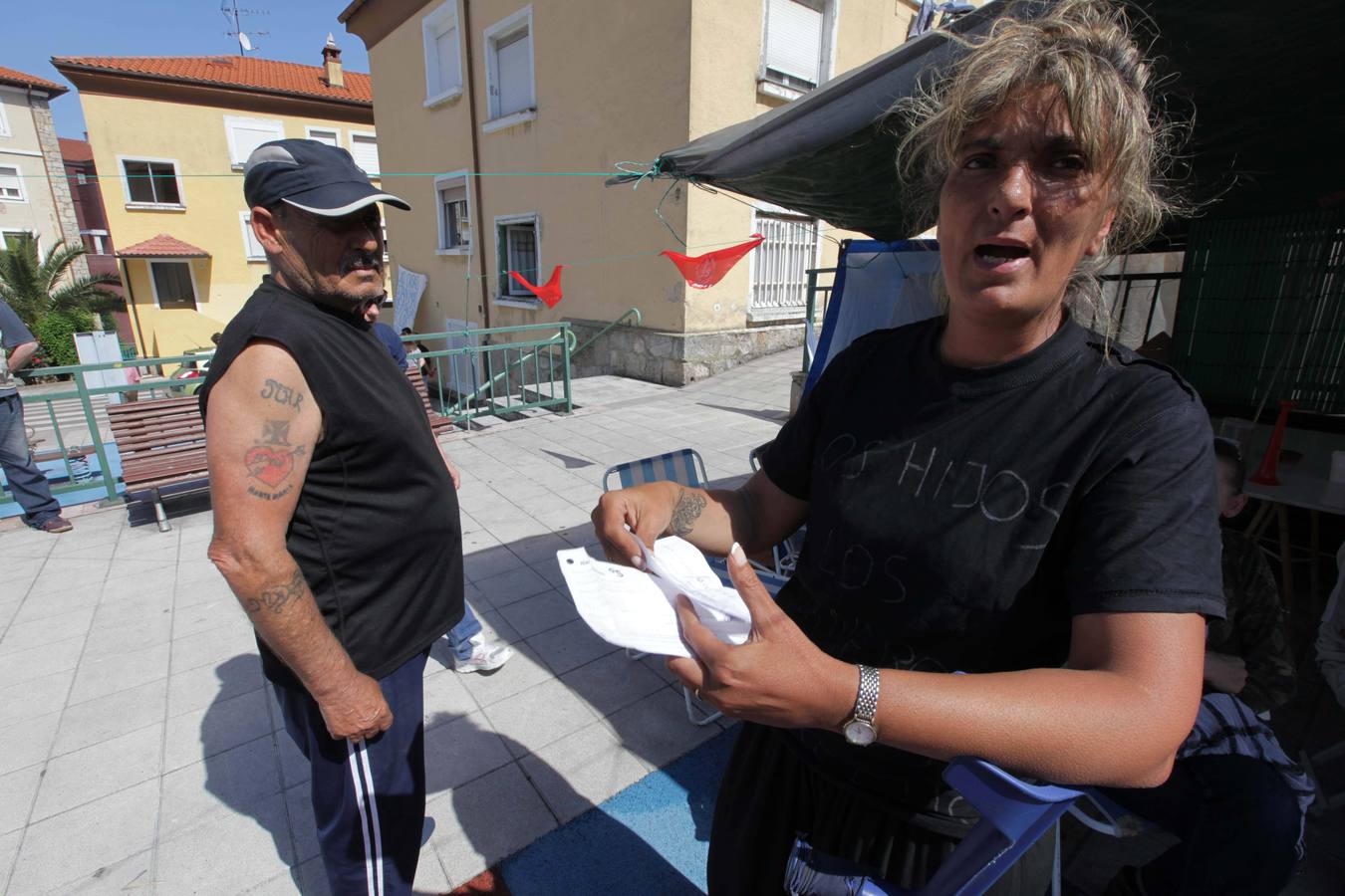 Los vecinos de El Nodo, contra los desahucios