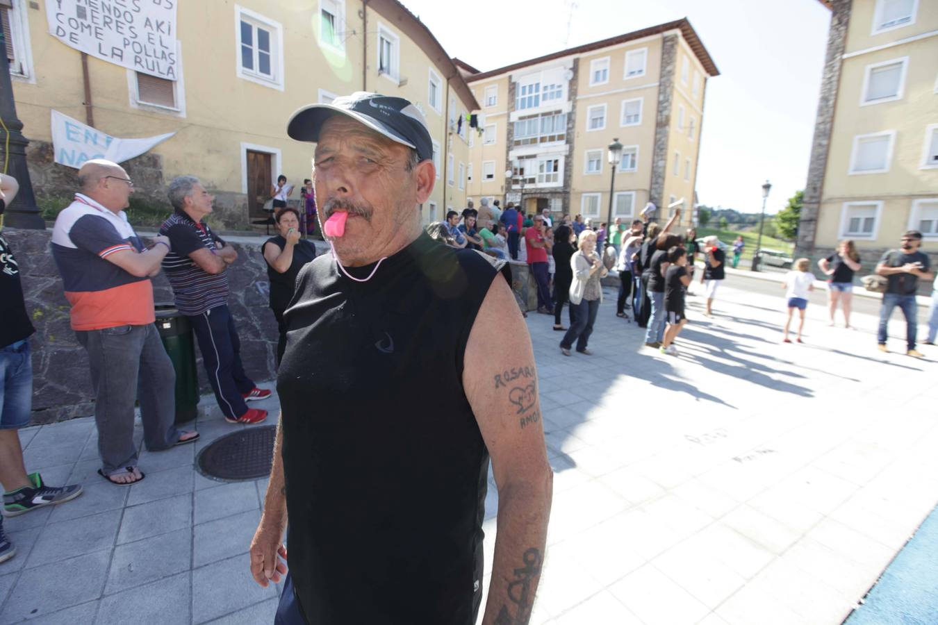 Los vecinos de El Nodo, contra los desahucios