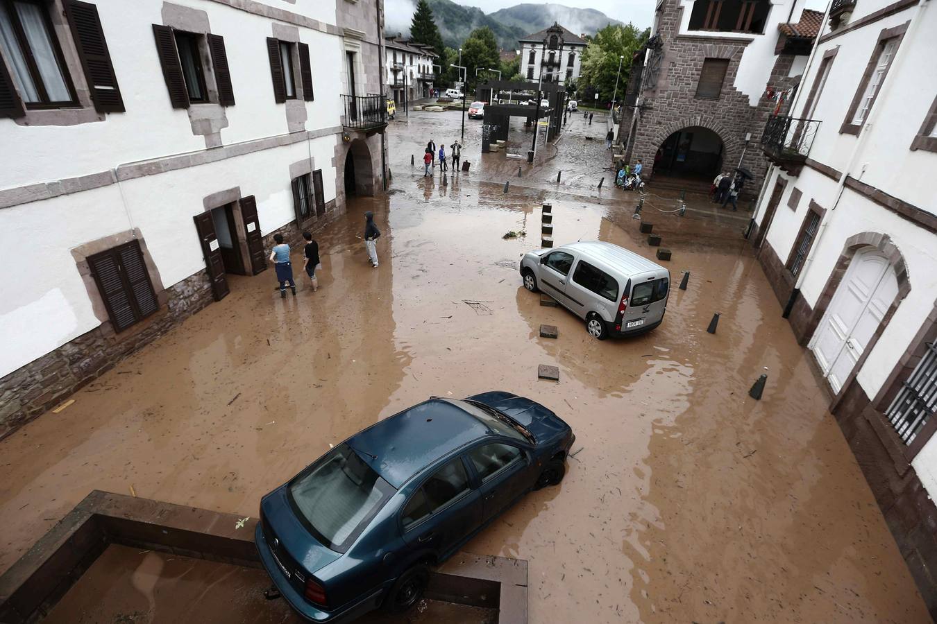 Las impactantes imágenes de las inundaciones en Elizondo