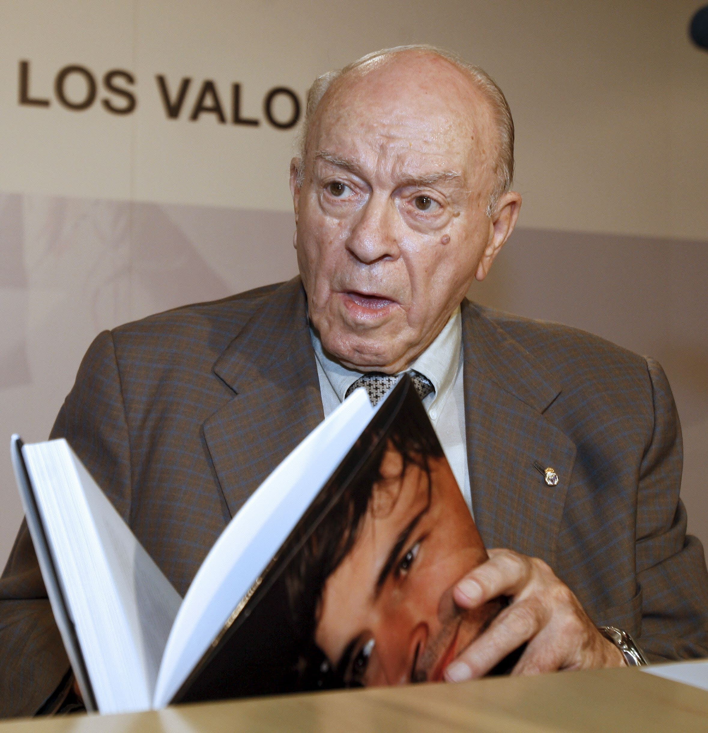 Di Stéfano, durante la presentación del libro de Raúl González.