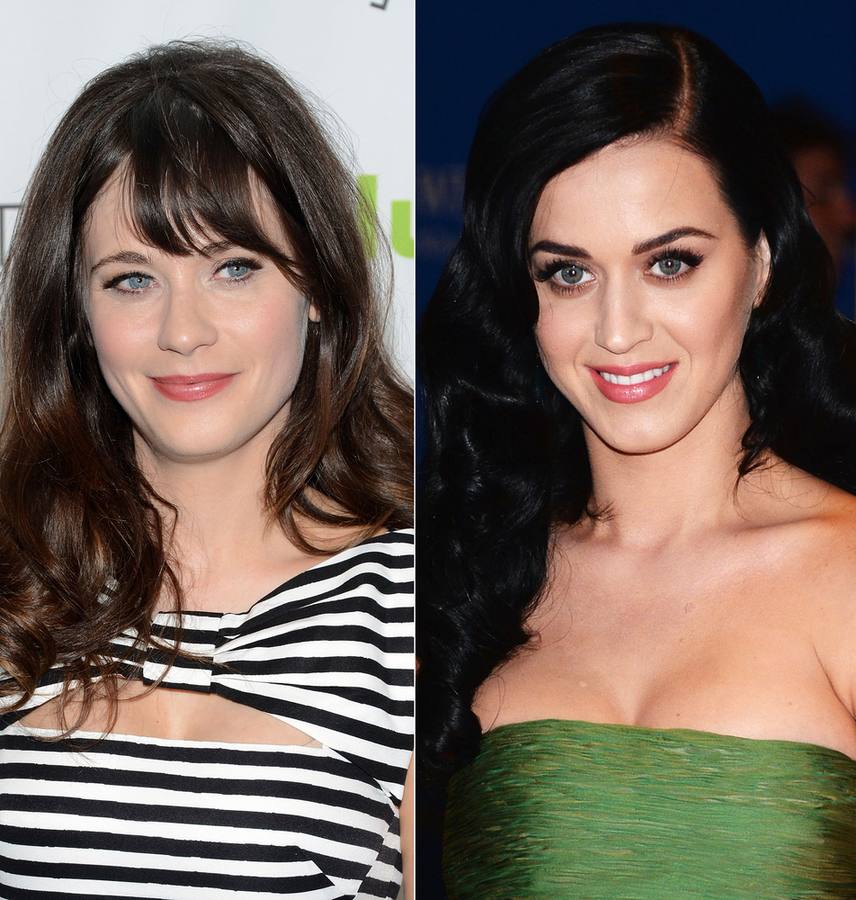 Zoeey Deschanel y Katy Perry