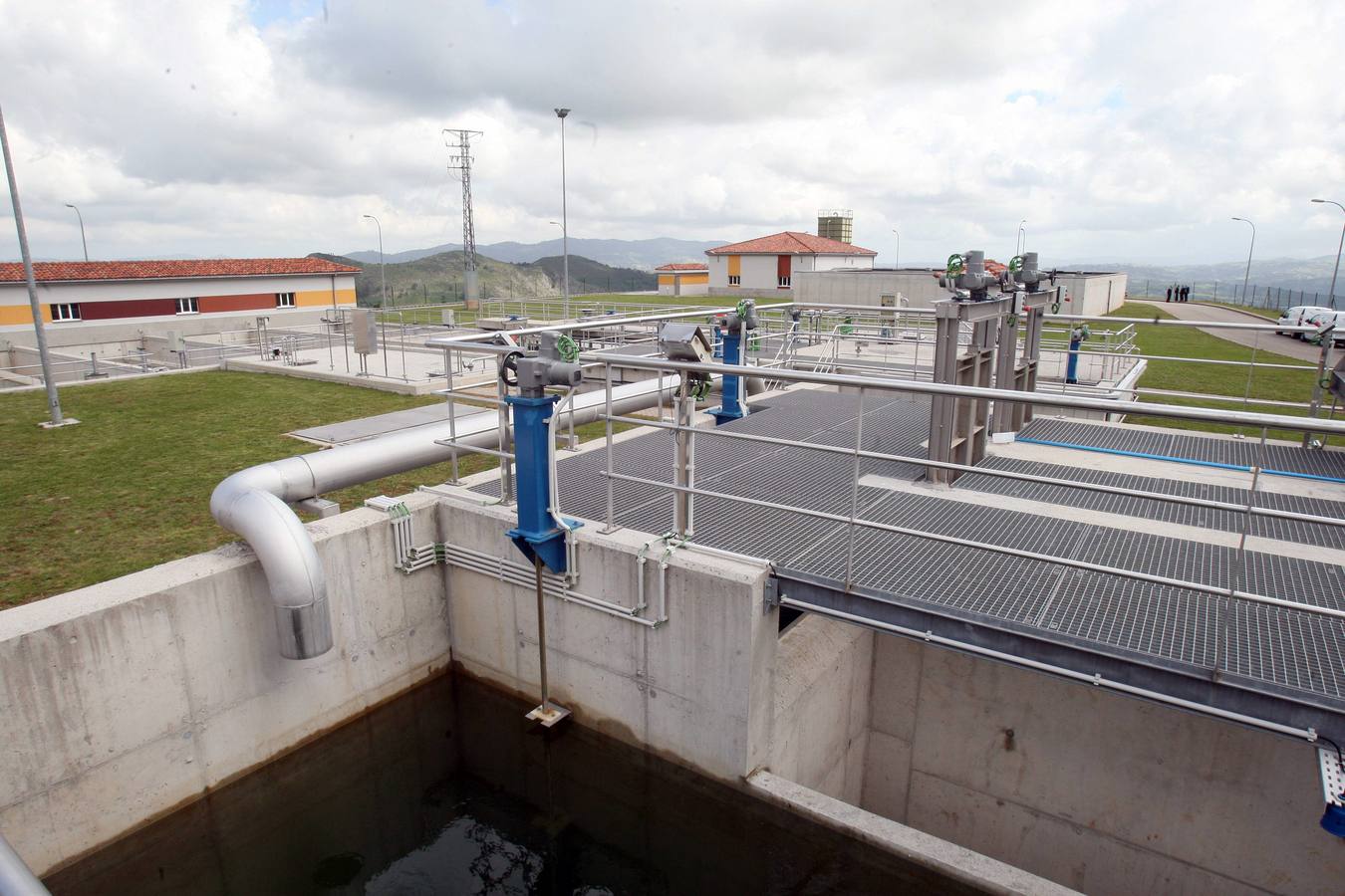 Inauguración de la planta de agua de Cabornio en Oviedo