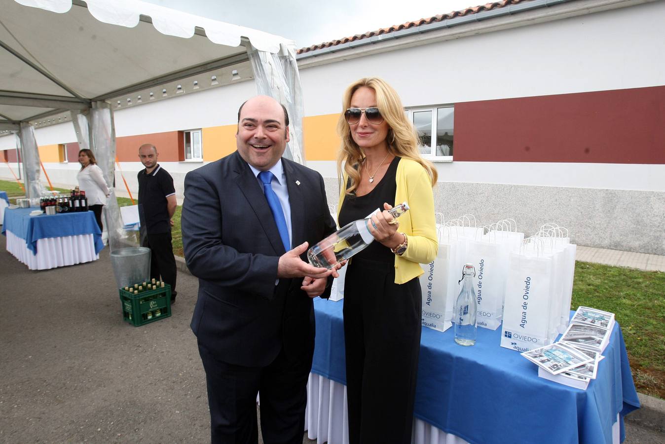 Inauguración de la planta de agua de Cabornio en Oviedo