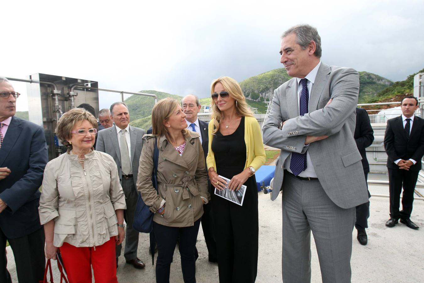 Inauguración de la planta de agua de Cabornio en Oviedo