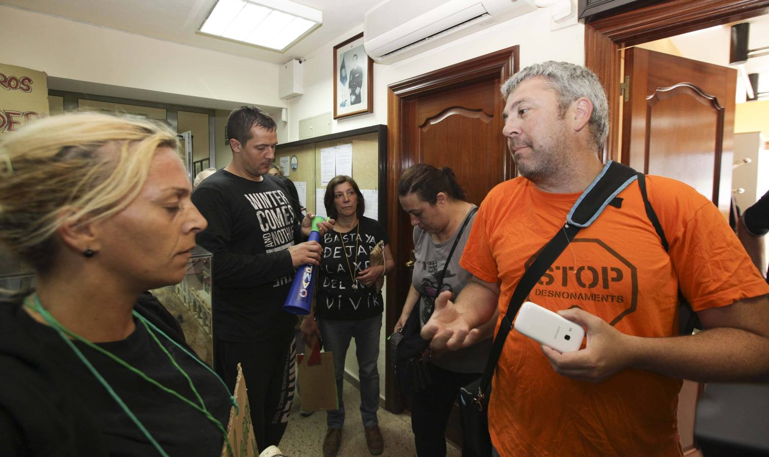 La manifestación de los vecinos de El Nodo, en imágenes