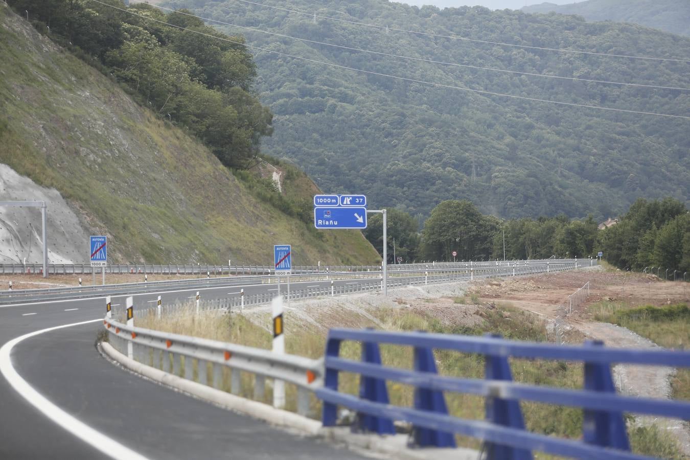 Inauguración de los túneles de Riaño