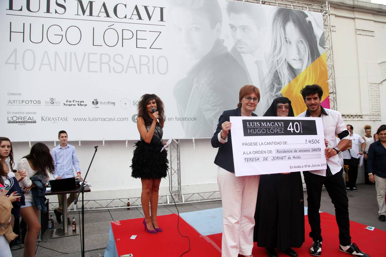 Desfile de moda y belleza, en Avilés