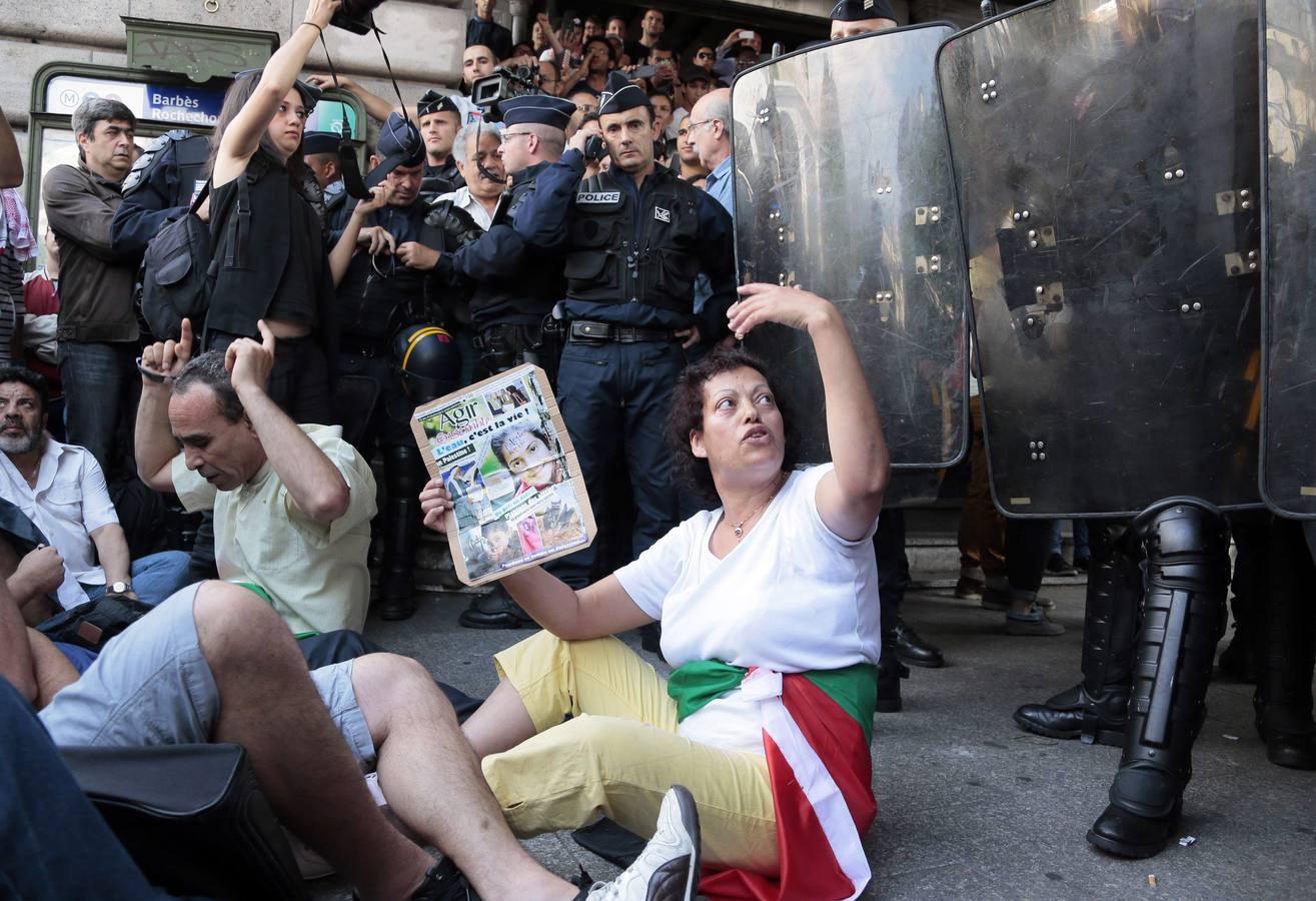 Disturbios en París en una protesta a favor de Palestina