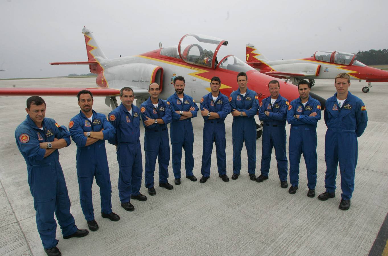 La patrulla Águila aterriza en Gijón