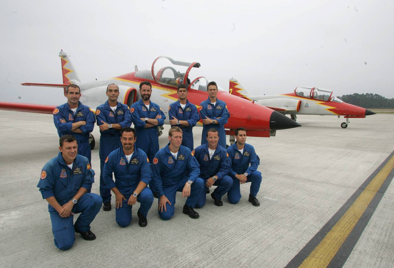 La patrulla Águila aterriza en Gijón