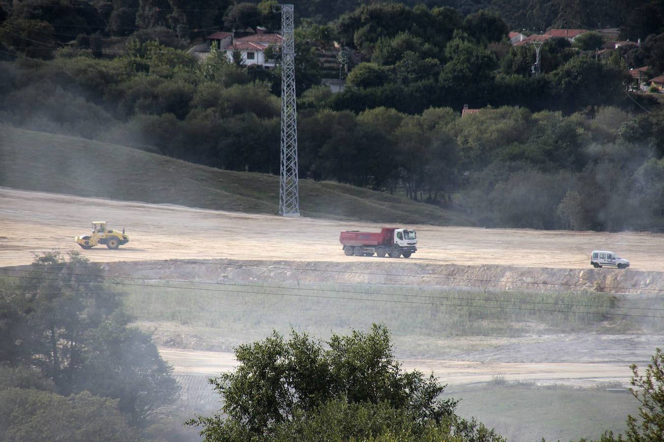 Así se construyó el tramo de la Autovía del Cantábrico, A-8, entre Pendueles y La Franca