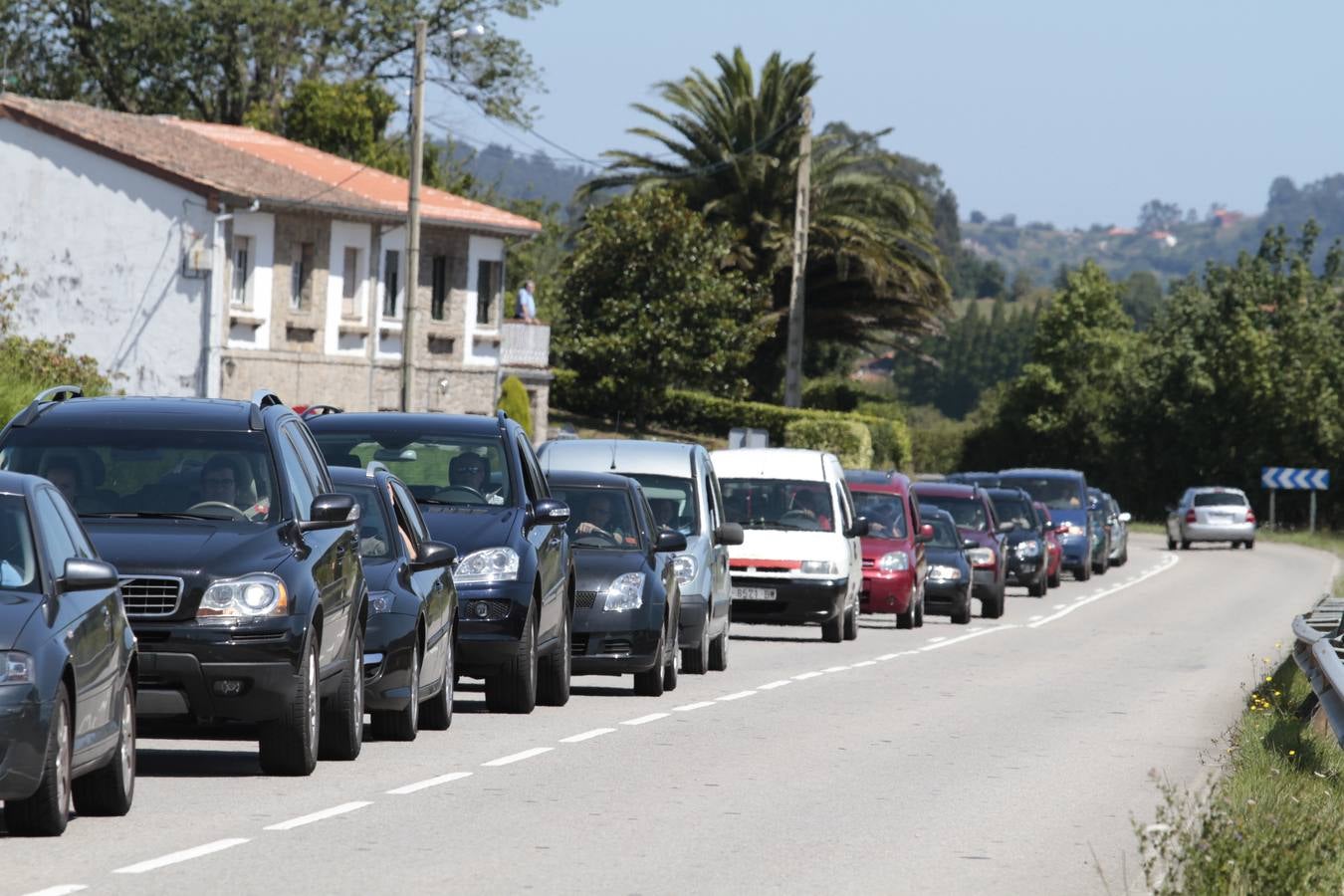 Atasco en Villaviciosa
