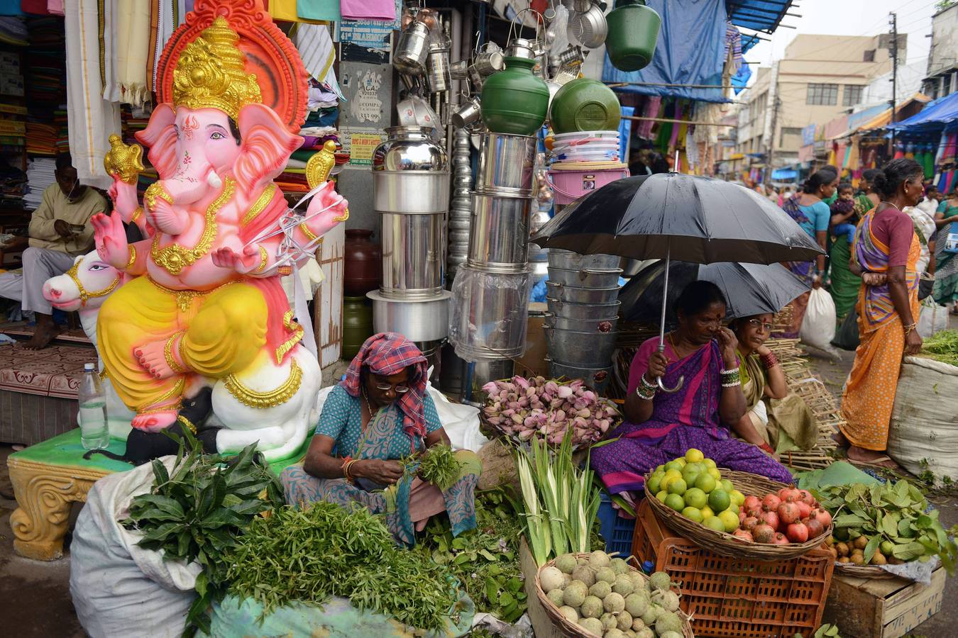 Honores para el dios Ganesha