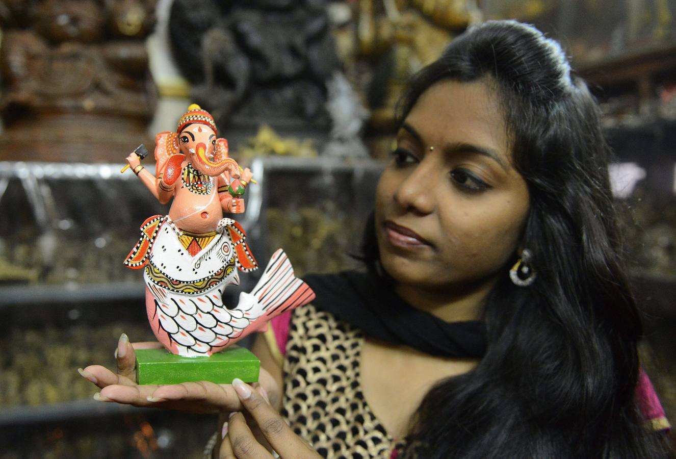 Honores para el dios Ganesha