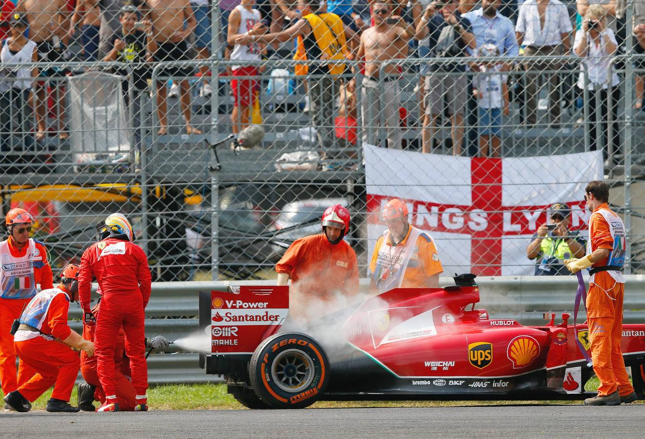 Las mejores imágenes del Gran Premio de Italia de Fórmula-1