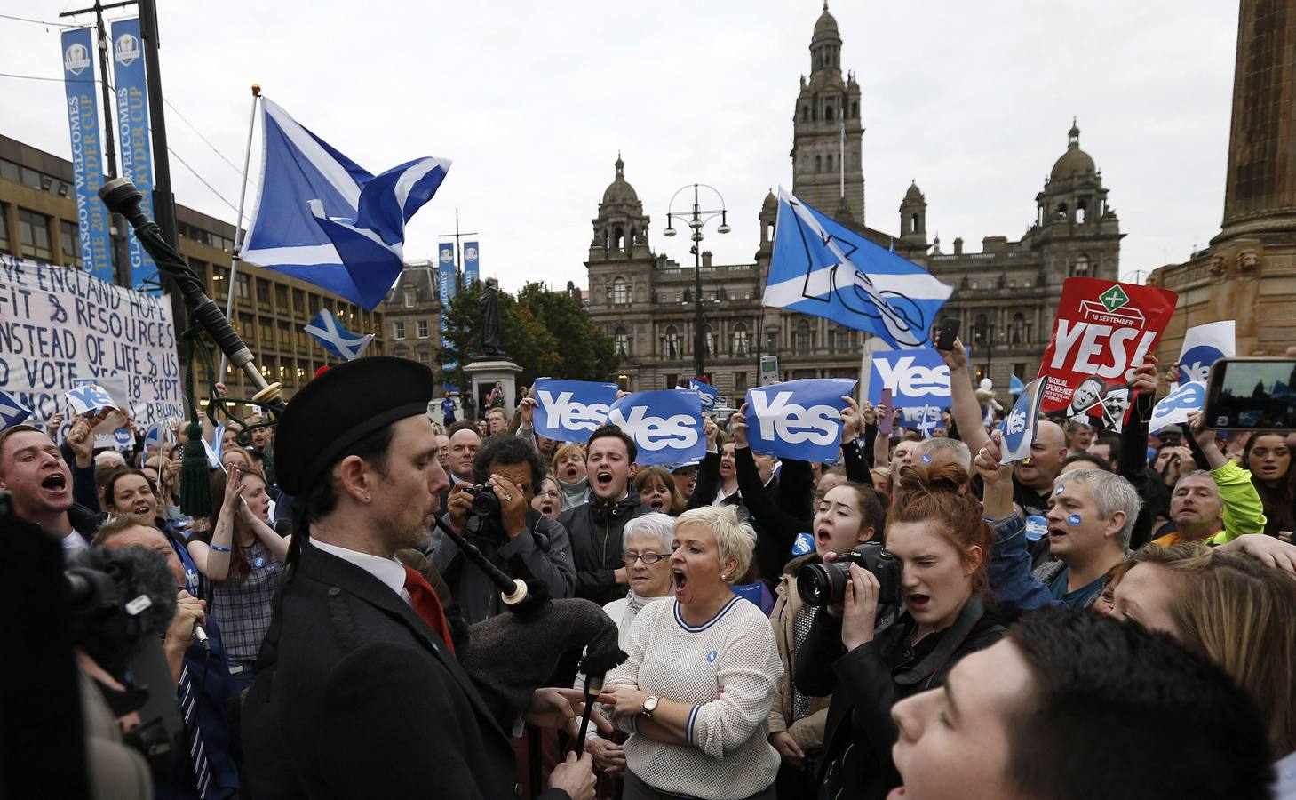 Escocia, dividida ante el referéndum