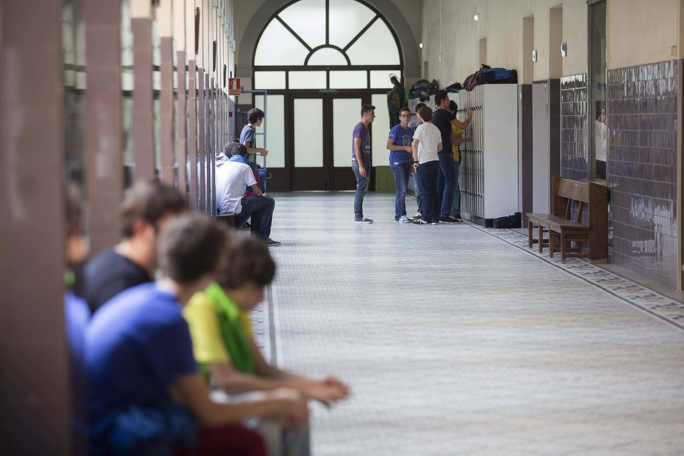 Primer día de clase para los estudiantes asturianos de Educación Secundaria