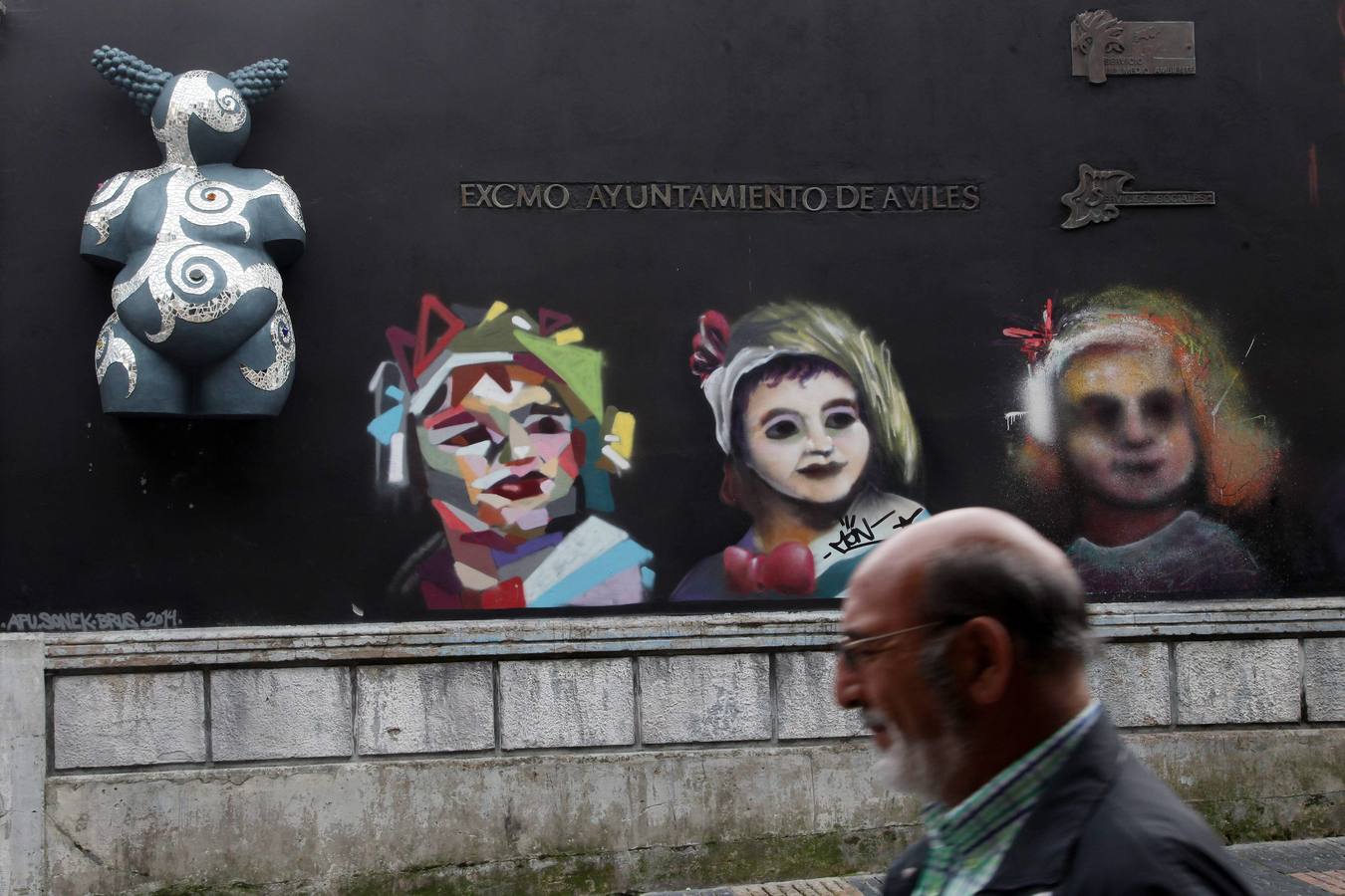 Avilés, una ciudad llena monstruas