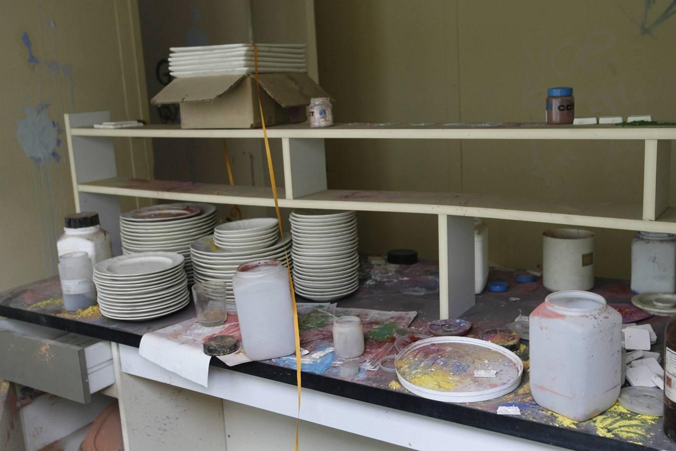 El desolador estado de la fábrica de loza de San Claudio