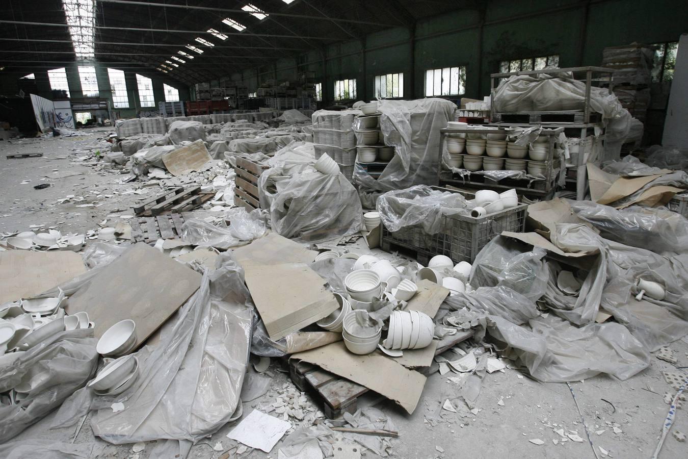 El desolador estado de la fábrica de loza de San Claudio