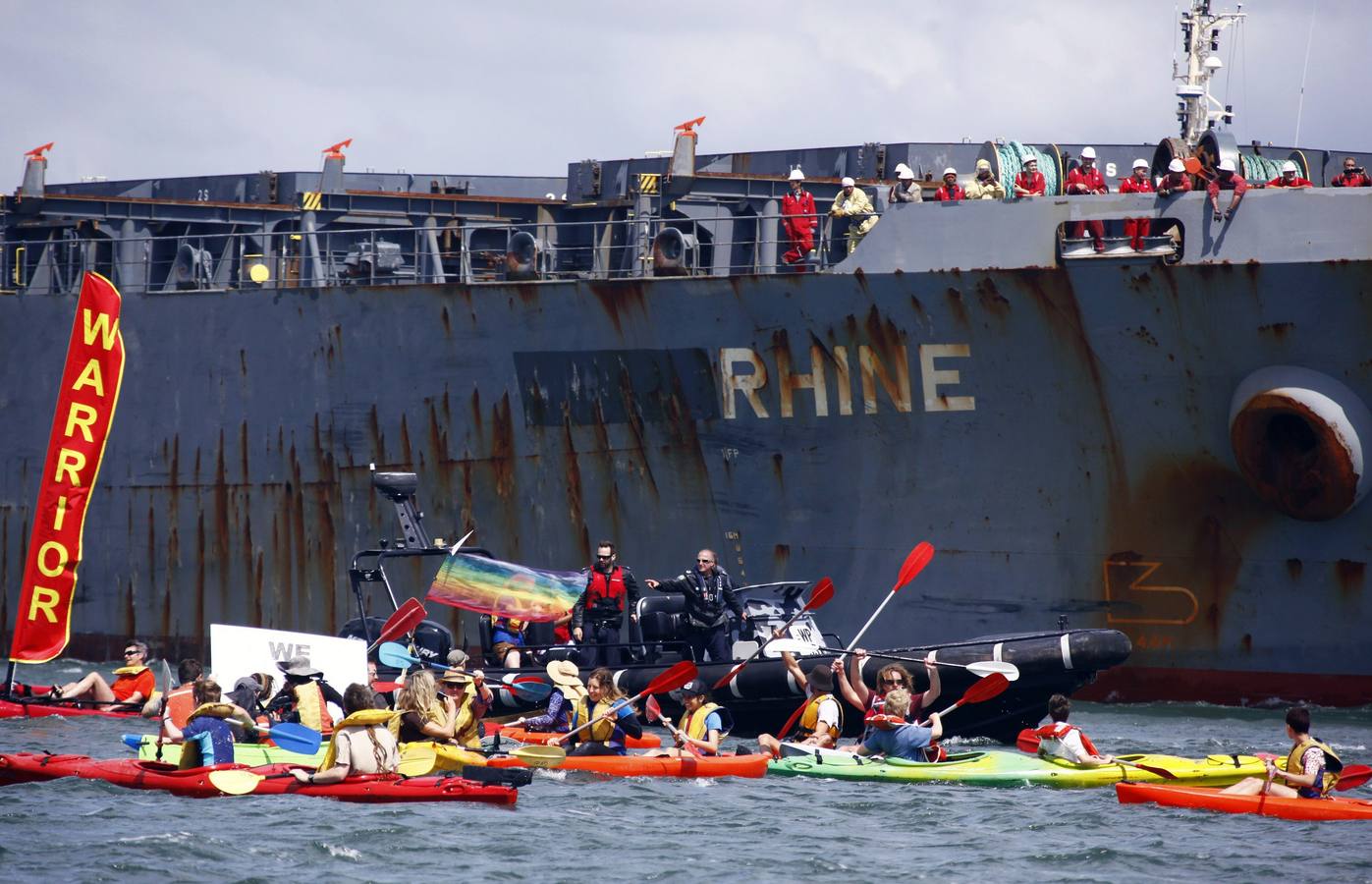 Pobladores isleños del Pacífico protestan contra calentamiento global