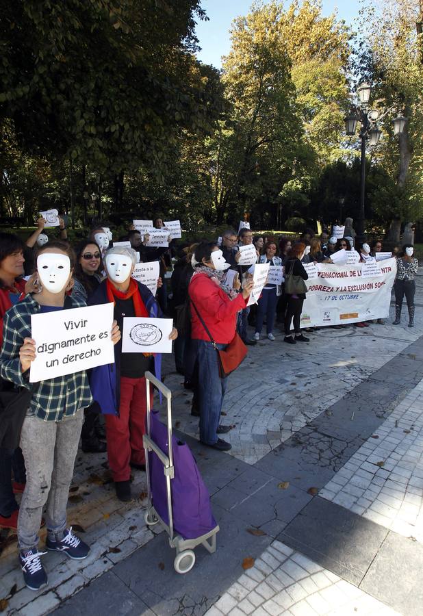 Manifestación contra la pobreza