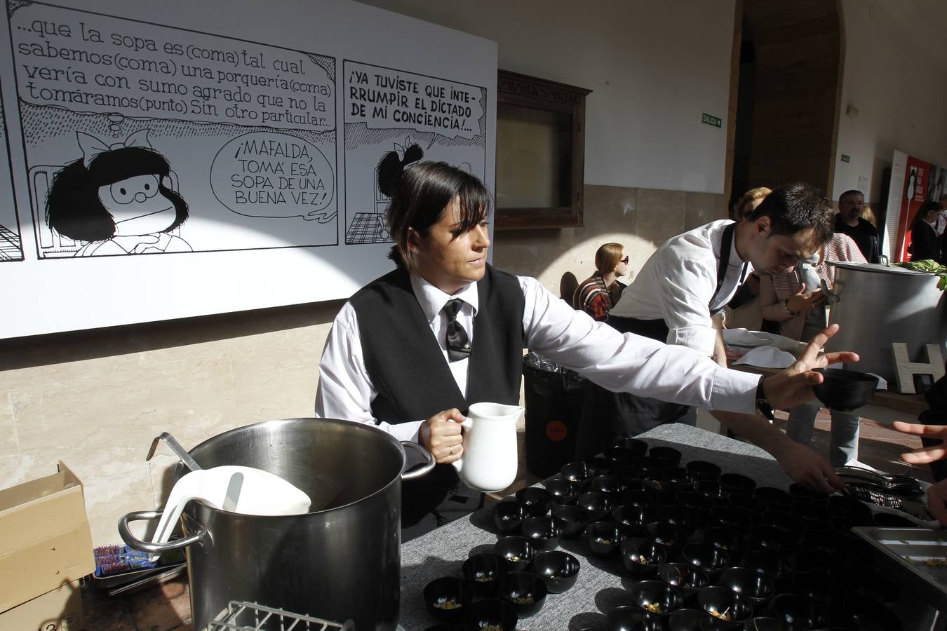 Una sopa para Mafalda y Quino