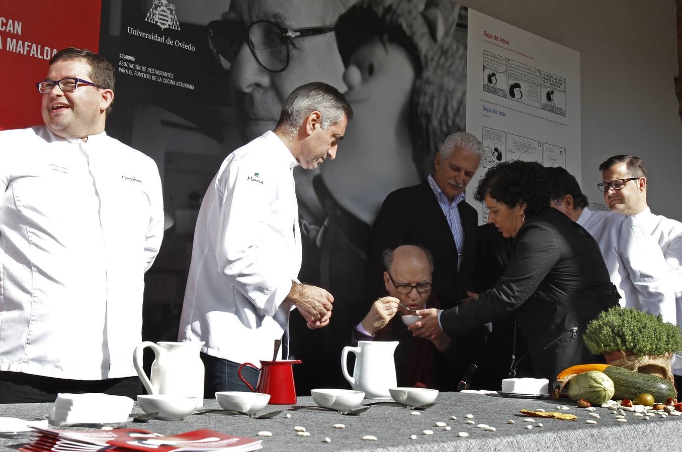 Una sopa para Mafalda y Quino