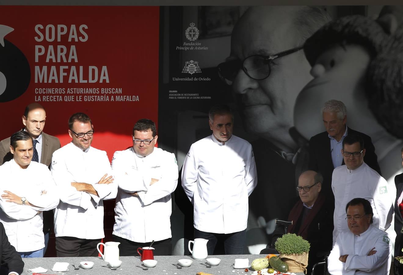 Una sopa para Mafalda y Quino