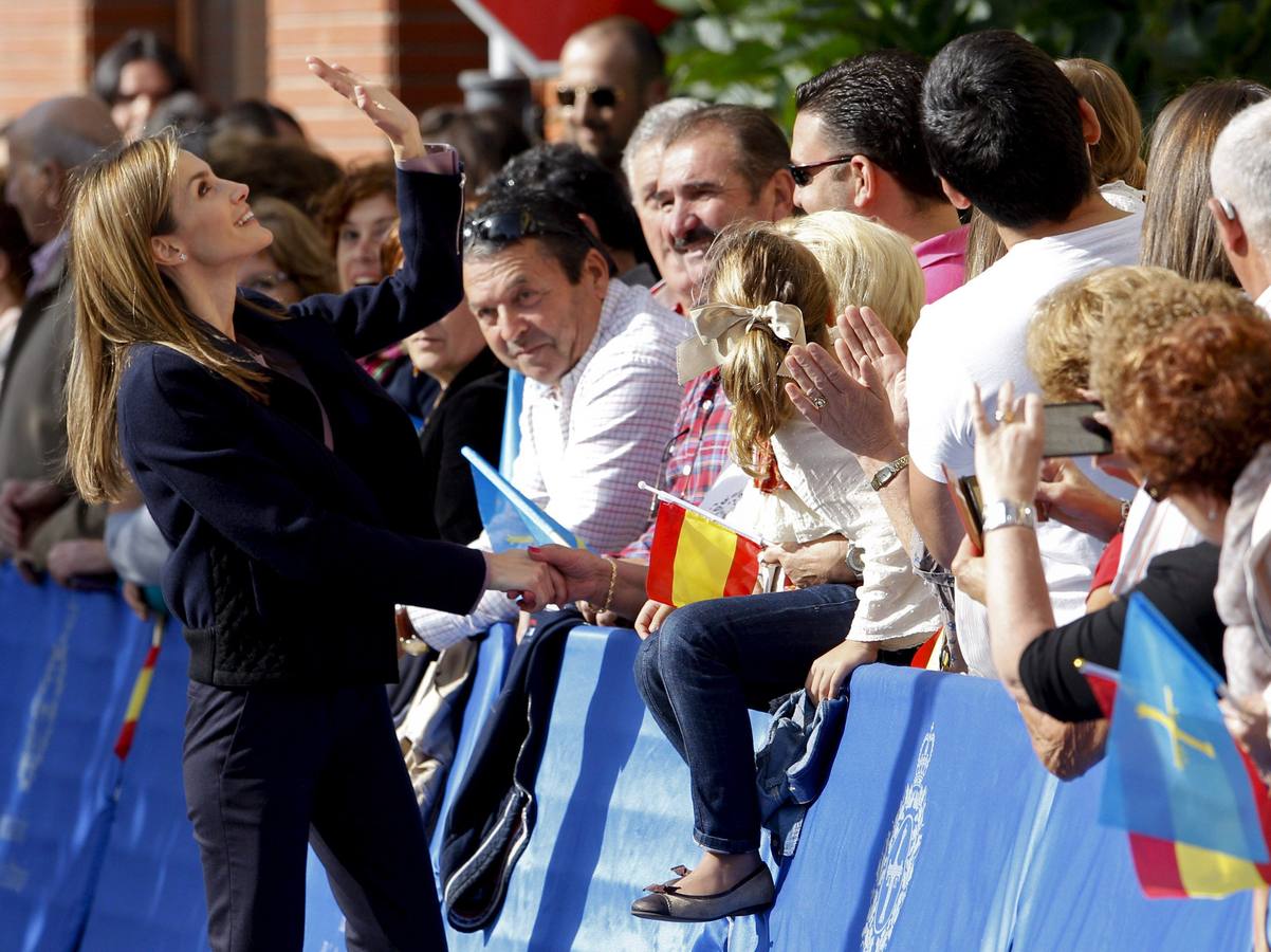 Los Reyes visitan Boal para entregar el Premio al Pueblo Ejemplar 2014