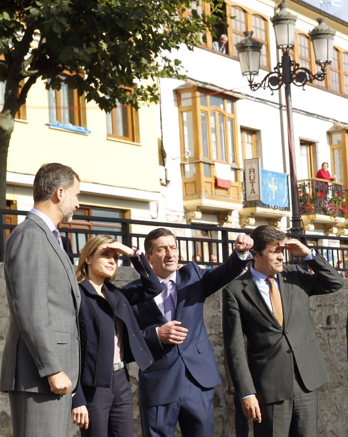 Los Reyes visitan Boal para entregar el Premio al Pueblo Ejemplar 2014