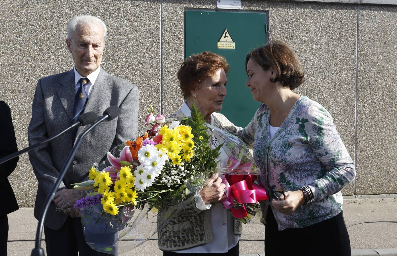 Inauguración de la calle Alfredo Liñero, en Gijón