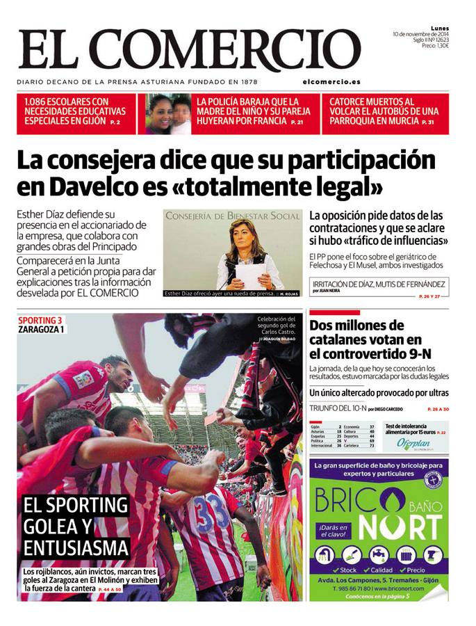 Nueve portadas que explican la dimisión de Esther Díaz