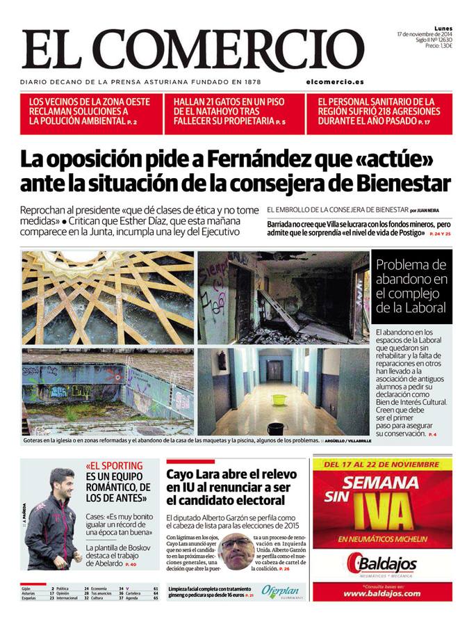 Nueve portadas que explican la dimisión de Esther Díaz