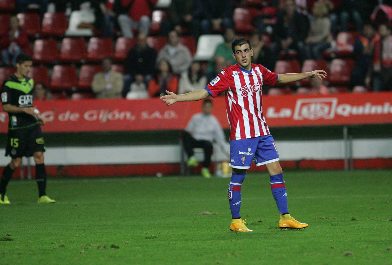 Las mejores imágenes del partido Sporting - Llagostera