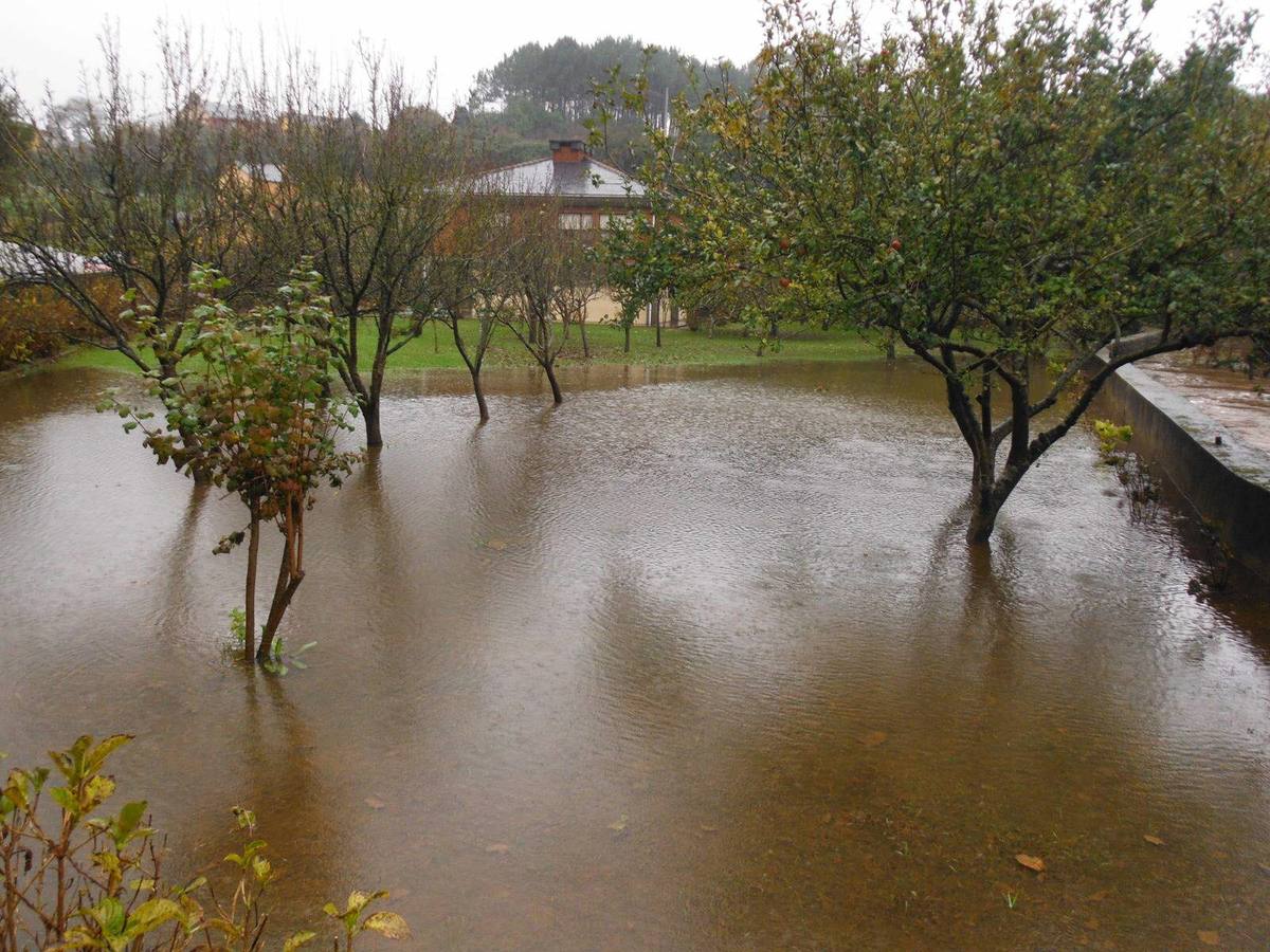 Los daños de las lluvias en el Occidente asturiano