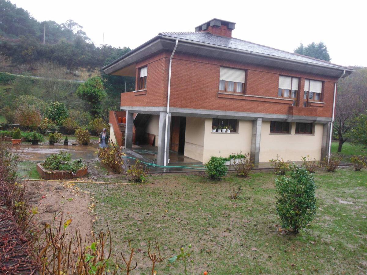 Los daños de las lluvias en el Occidente asturiano