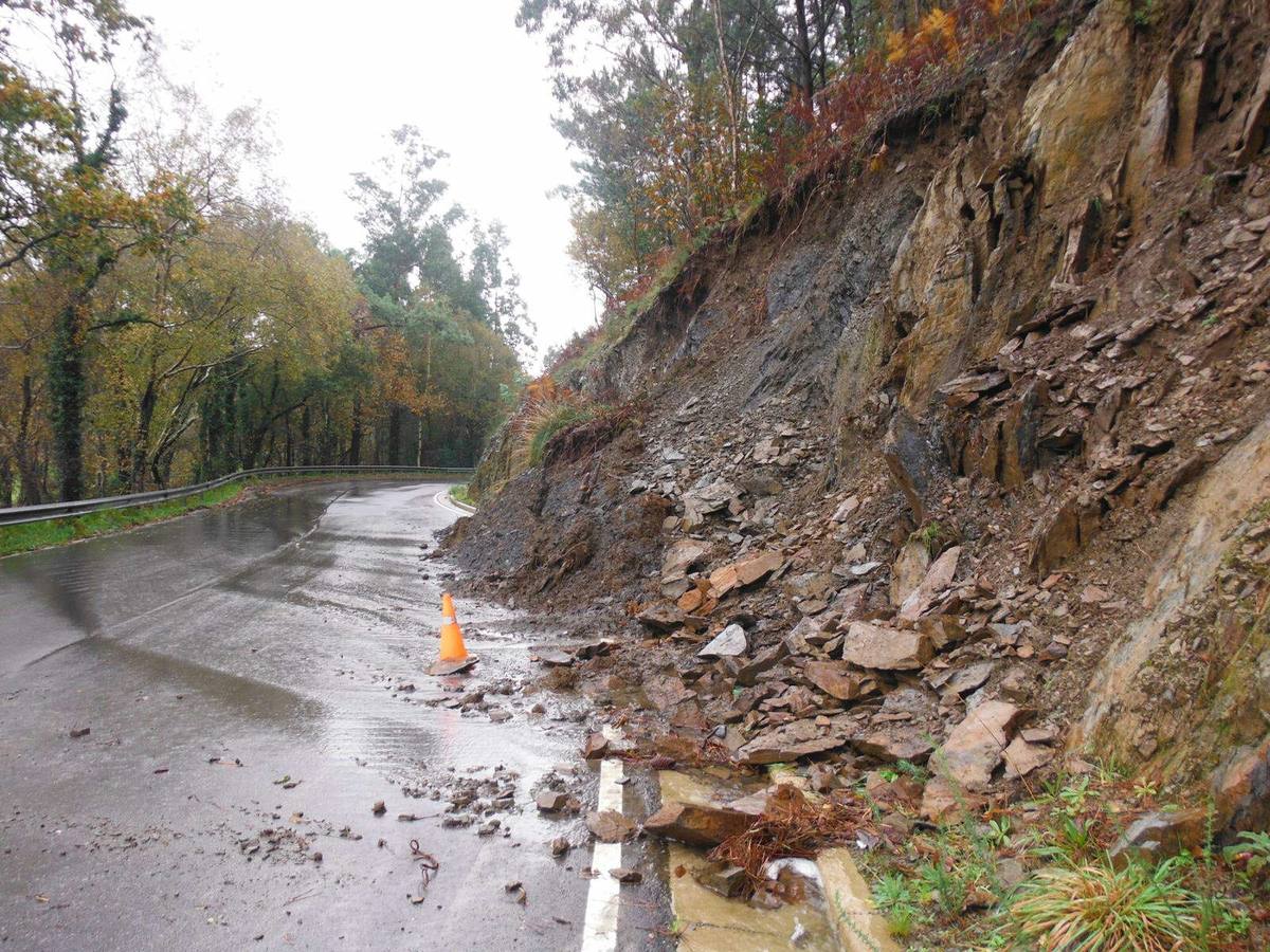 Los daños de las lluvias en el Occidente asturiano