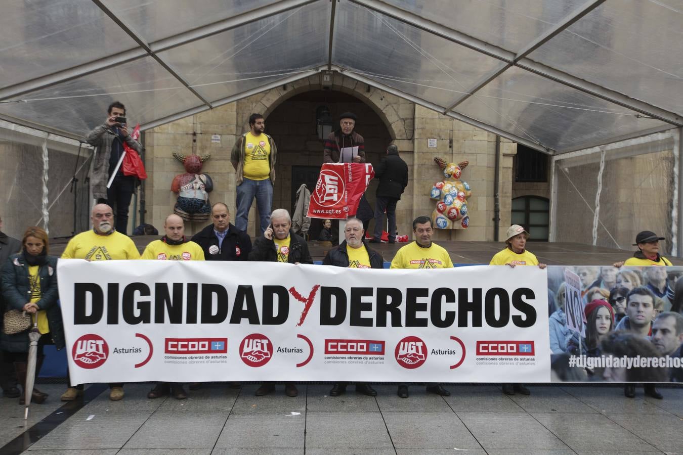 Manifestación en Avilés por los &quot;derechos y la dignidad&quot;