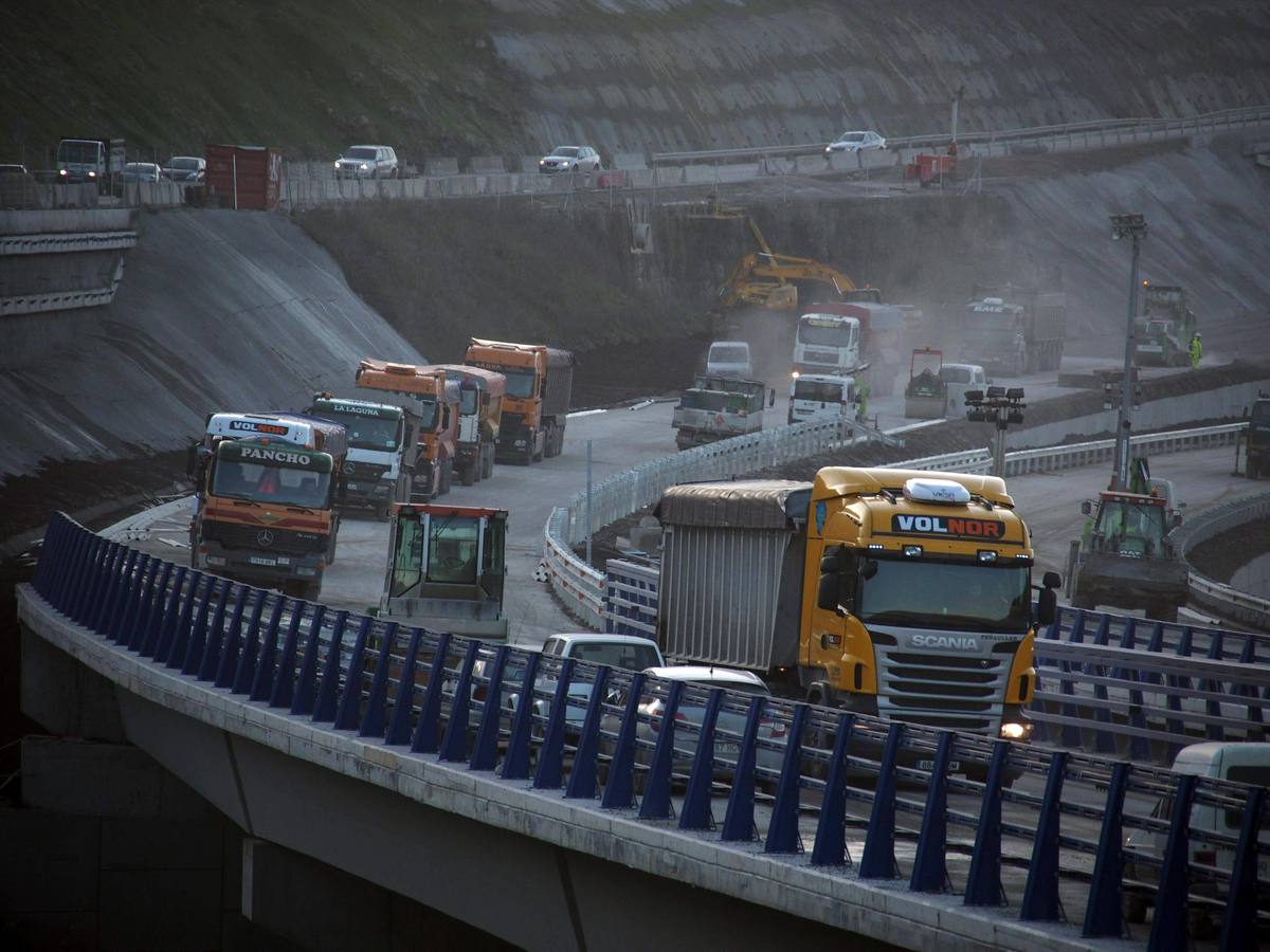 Últimas obras de la autovía en Asturias