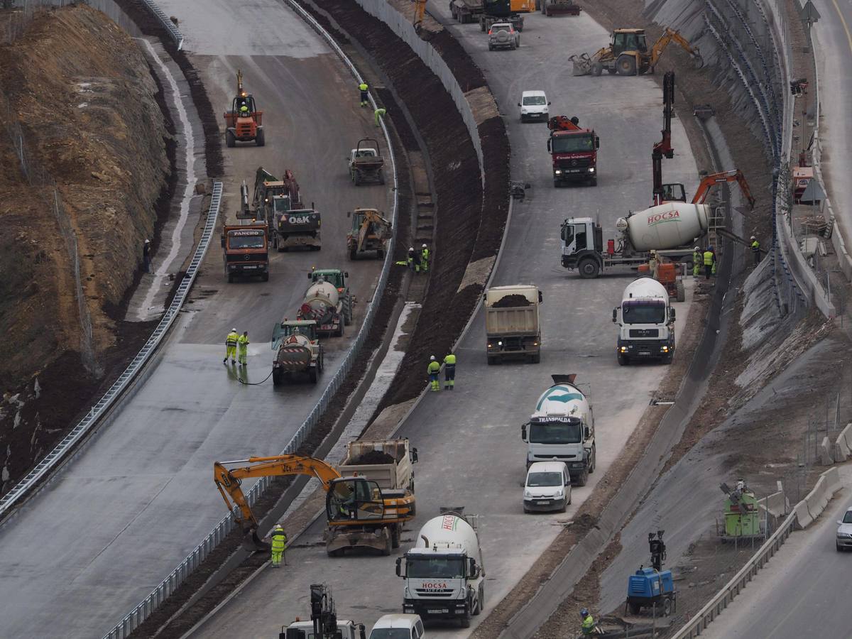 Últimas obras de la autovía en Asturias