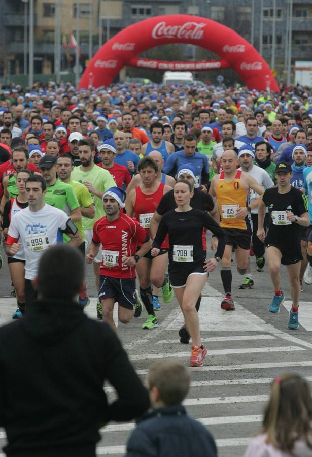 Carrera popular de Nochebuena en Gijón