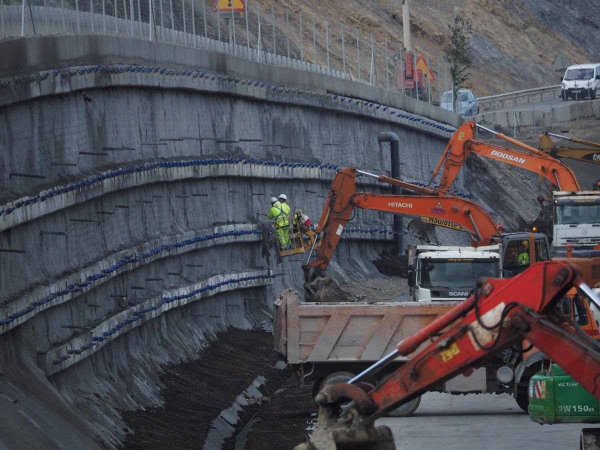 Las imágenes de las últimas obras en la Autovía del Cantábrico